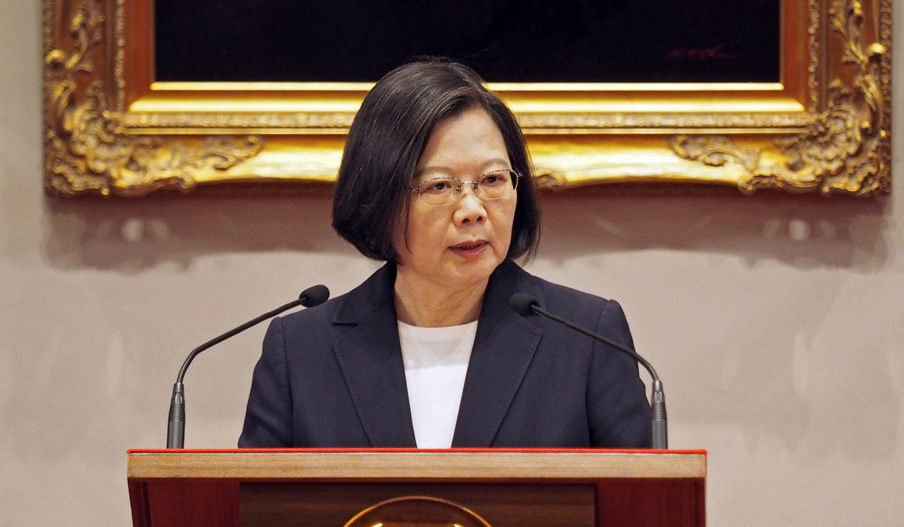 在一月份台湾进行民意调查时，蔡英文总统将寻求连任。照片：EPA-EFE