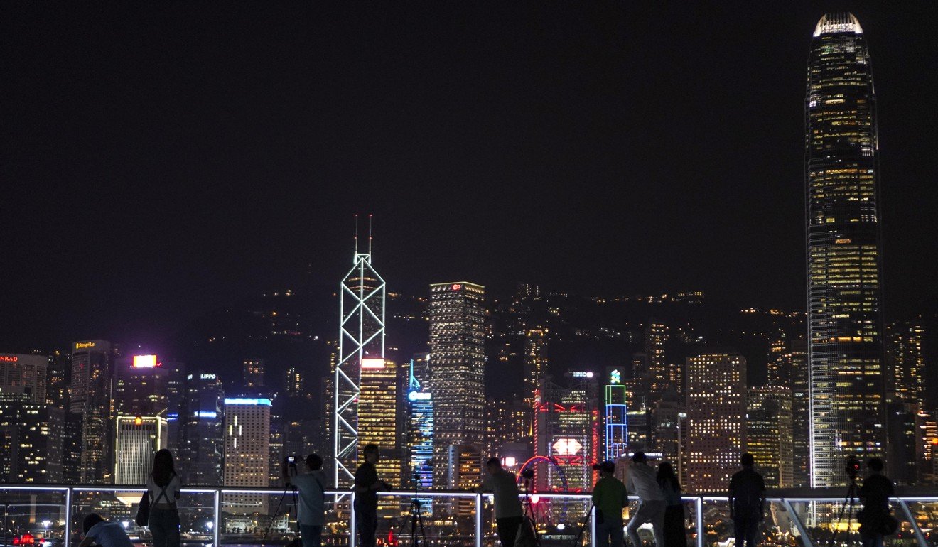 10月上半月，香港游客人数也同比下降了50％。照片：Roy Issa
