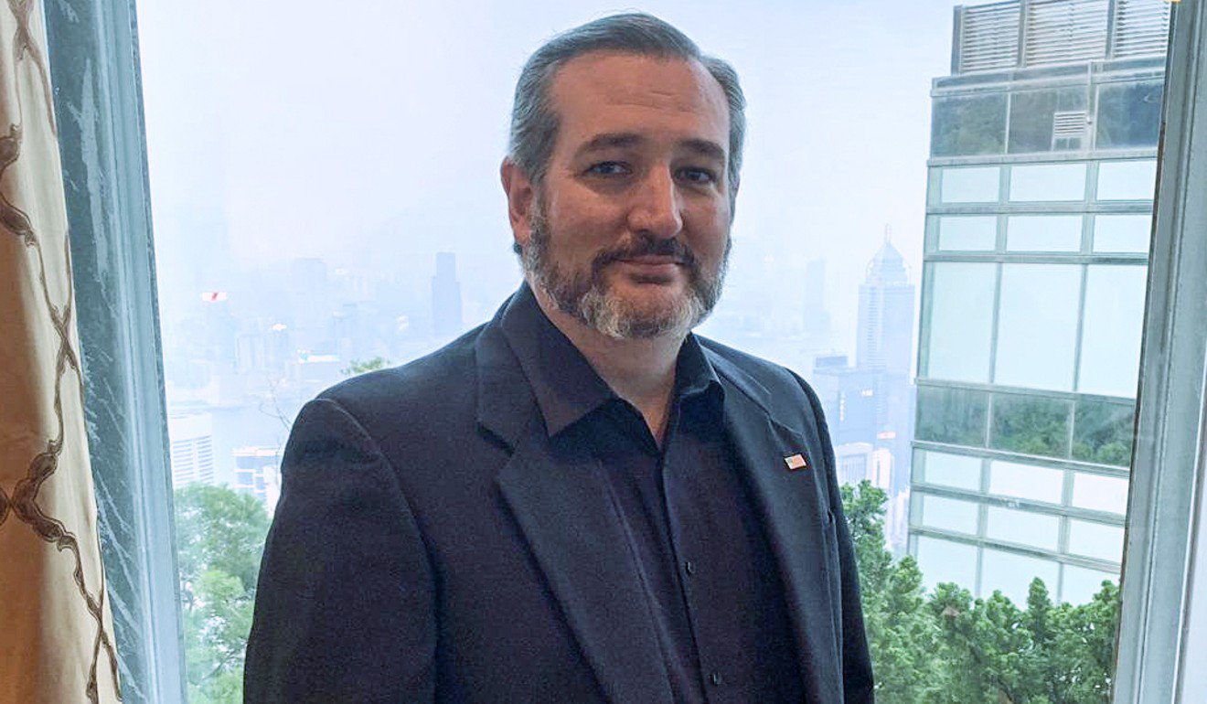 美国共和党参议员特德·克鲁兹（Ted Cruz）对香港进行了短暂访问。照片：永登·拉图（Yonden Lhatoo）