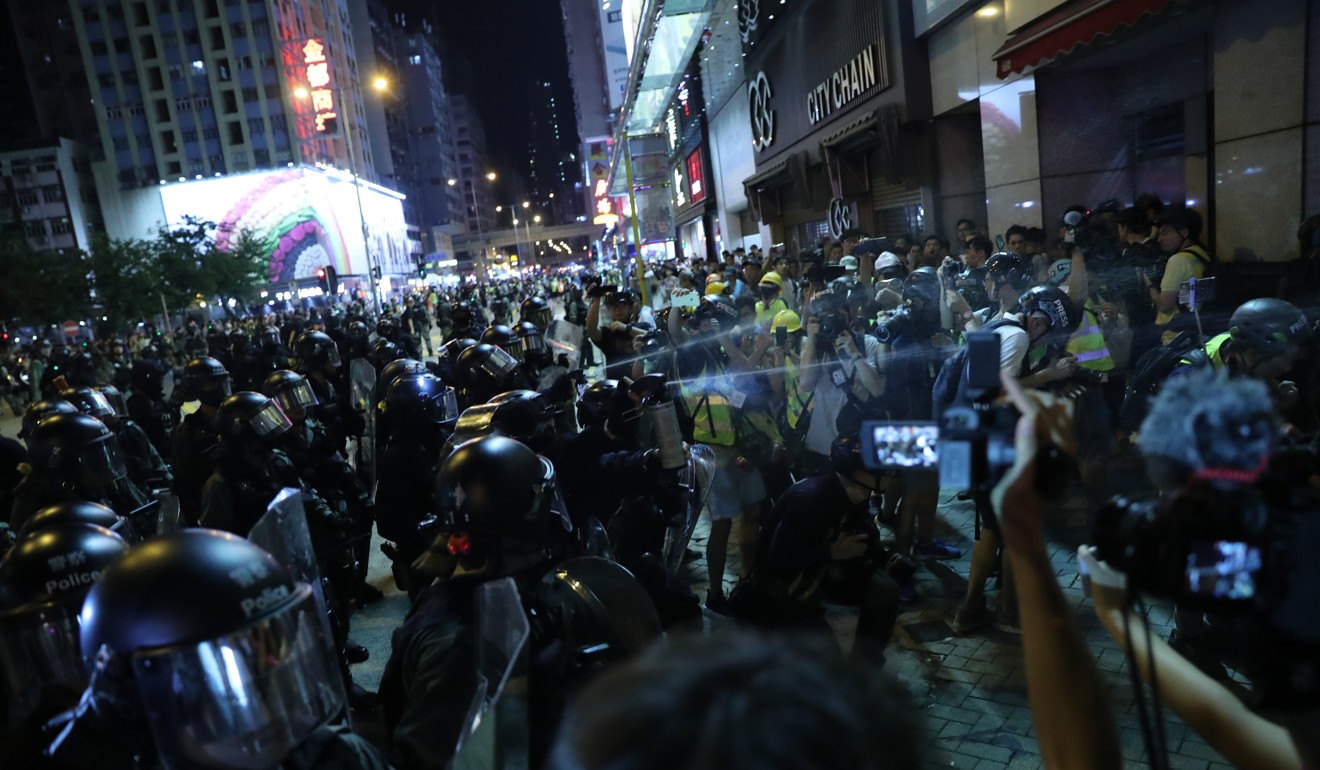 世界經濟論壇報告所依據的數據早於抗議活動席捲香港。照片：曾蔭權