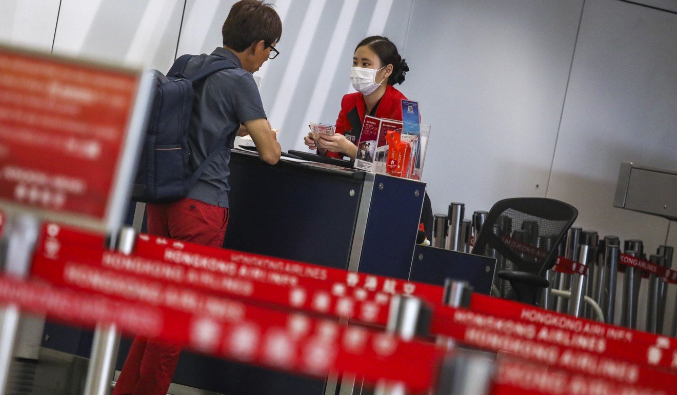 截至11月4日，運輸及房屋局認為香港航空的財務狀況並未有太大改善。照片：娜拉·譚
