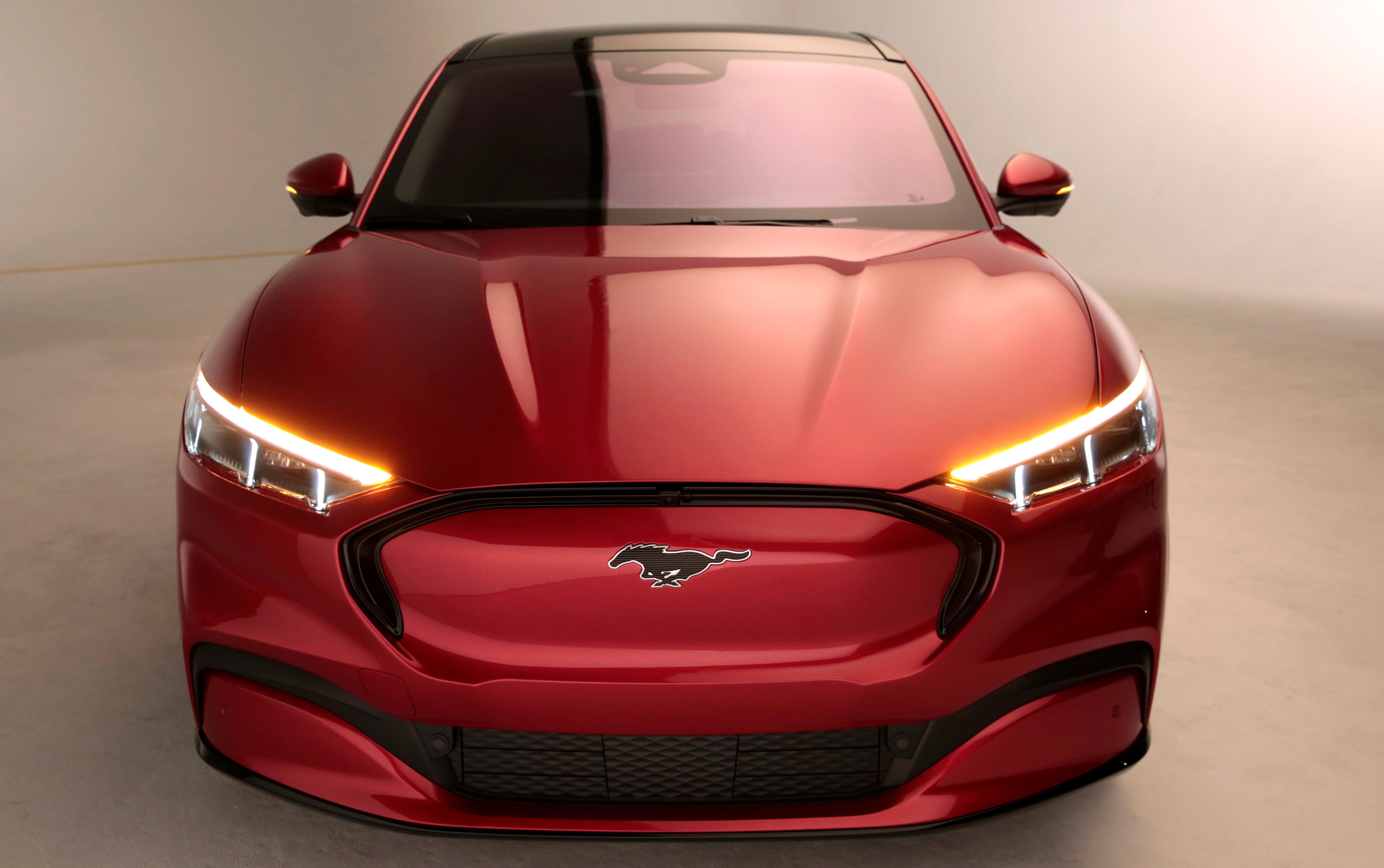 福特汽车公司展示了全新的电动野马Mach-E车辆。电动机具有一些固有的优势，例如即时推力。