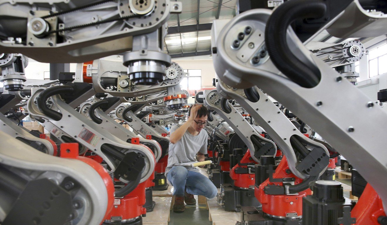 工业机器人技术是AMIIF资助的受益领域之一。图片：AP