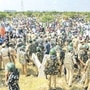 警方制止試圖圍困議會的農民，以抗議針對安得拉邦的三國提案（MINT_PRINT）