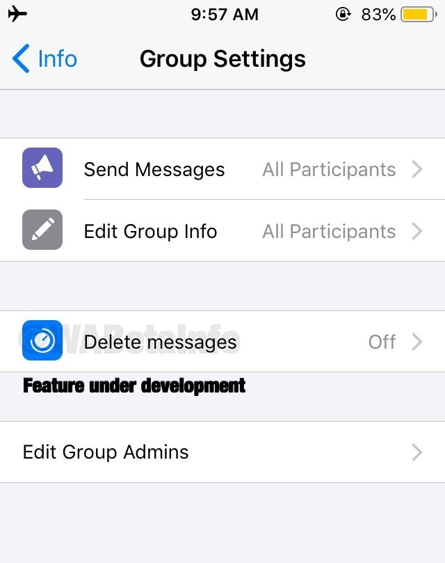 WhatsApp可能很快推出其期待已久的消失消息功能的iOS Beta版
