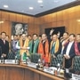 联盟内政部长阿米特·沙阿（Amit Shah）与阿萨姆邦（Assam CM Sarbananda Sonowal）以及NDFB派别的代表在新德里举行了会晤。 （PTI）