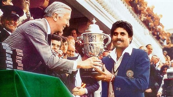 卡皮爾·德夫（Kapil Dev）參加1983年板球世界盃