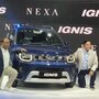 伊格尼斯（Ignis）改款在大诺伊达（Greater Noida）2020年汽车博览会上亮相。 （Nexa Experience / Twitter）