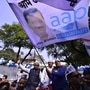 Arvind Kejriwal將在德里舉行第三屆任期。照片：Pradeep Gaur /薄荷