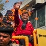競選活動路演期間Arvind Kejriwal的檔案照片（照片：PTI）