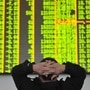 中国股市暴跌。图片：路透社 
