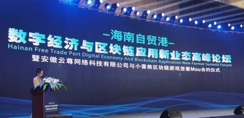 海南自贸港数字经济与区块链应用新业态高峰论坛于11月11日在海南举办