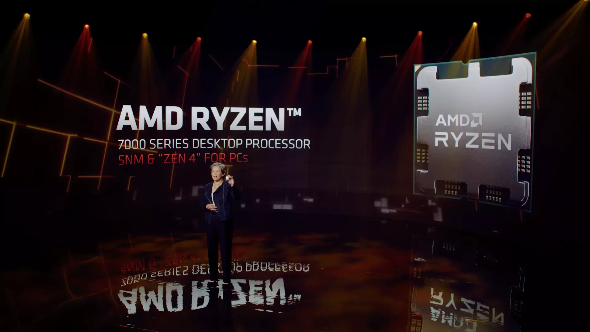 AMD 首席執行官 Lisa Su 的 Ryzen 7000 系列 CPU